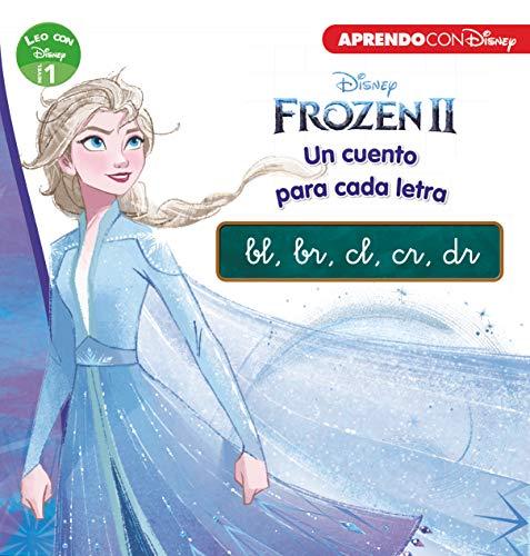 Frozen II. Leo con Disney (Nivel 1). Un cuento para cada grupo consonántico: bl, br, cl, cr, dr (Disney. Lectoescritura) (Aprendo con Disney)