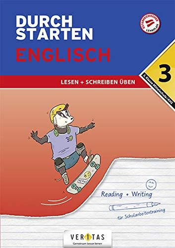 Durchstarten - Englisch Mittelschule/AHS - 3. Klasse: Lesen und Schreiben - Übungsbuch mit Lösungen