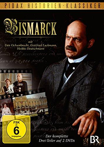 Bismarck - Der komplette 3-Teiler mit Starbesetzung über das Leben des EISERNEN KANZLERS (Pidax Historien-Klassiker) [2 DVDs]