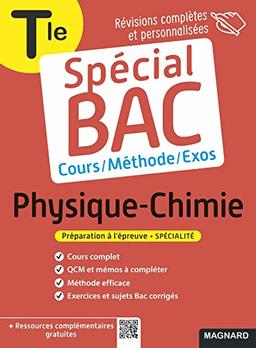 Physique chimie terminale : cours, méthode, exos : préparation à l'épreuve, spécialité