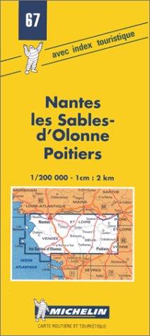 Nantes, les Sables-d' Olonne, Poitiers (Michelin Maps)