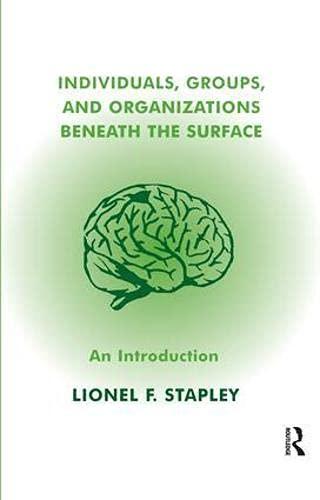 Individuals, Groups and Organizations Beneath the Surface: An Introduction