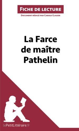 La Farce de maitre Pathelin (Fiche de lecture) : Analyse complète et résumé détaillé de l'oeuvre