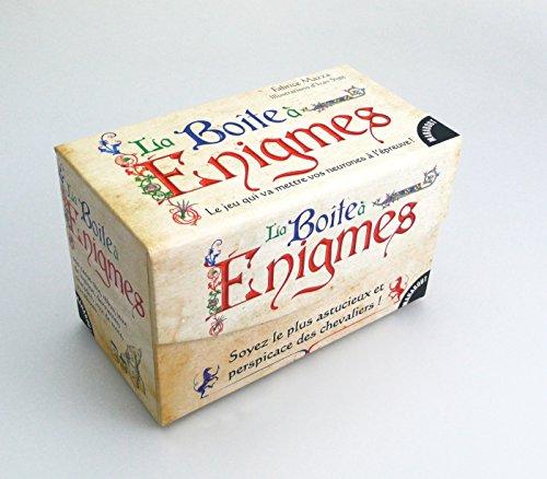 La boîte à énigmes : le jeu qui va mettre vos neurones à l'épreuve ! : soyez le plus astucieux et perspicace des chevaliers !