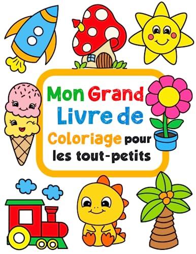 Mon Grand Livre De Coloriage Pour Les Tout-Petits: 100 dessins à colorier simples et amusantes pour les enfants de 1 à 4 ans.