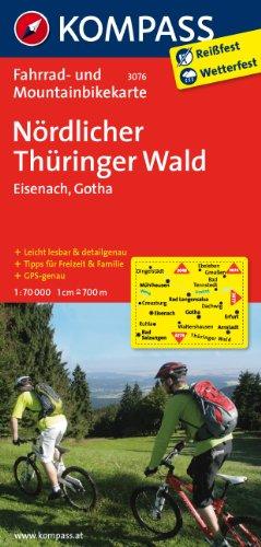 Nördlicher Thüringer Wald - Eisenach - Gotha 1 : 70 000: Radkarte. GPS-genau