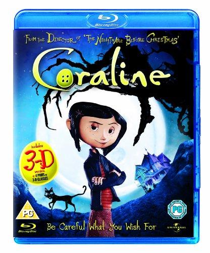 Coraline (2D + 3D Version) [Blu-ray] [UK Import]