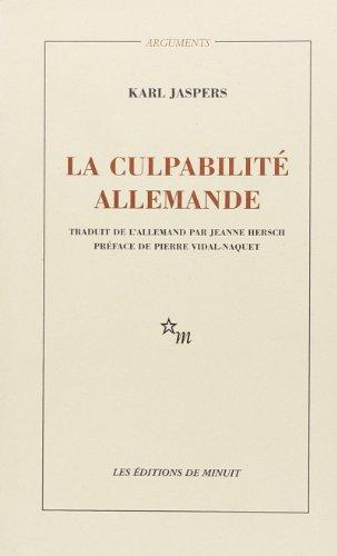 La culpabilité allemande