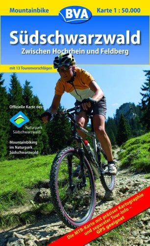 Südschwarzwald: Mountainbike-Karte Maßstab 1:50000