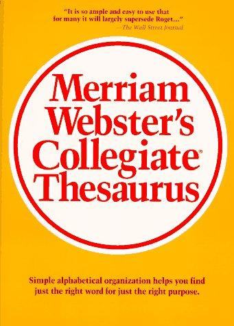 Merriam-Webster's Collegiate Thesaurus