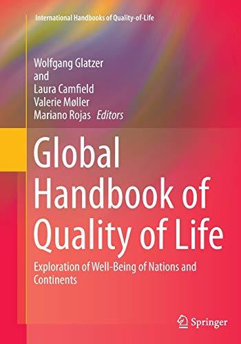 Global Handbook of Quality of Life: Exploration of Well-Being of Nations and Continents (International Handbooks of Quality-of-Life)