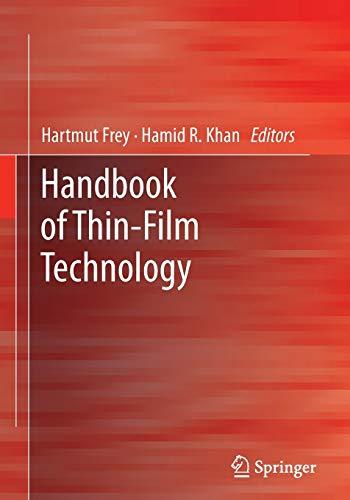 Handbook of Thin Film Technology