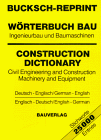 Wörterbuch für Ingenieurbau und Baumaschinen. Deutsch- Englisch/ Englisch- Deutsch