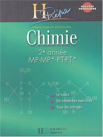 Chimie 2e année MP-MP*, PT-PT*