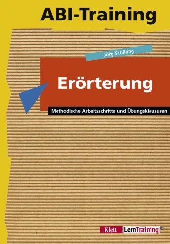 Abi-Training, Deutsch - Erörterung