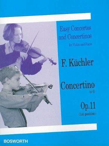 Concertino in G. Op. 11. Easy Concertos and Concertinos for Violin and Piano