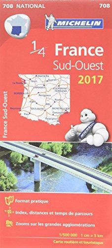 Carte France Sud-Ouest Michelin 2017