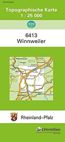 TK25 6413 Winnweiler: Topographische Karte 1:25000 (Topographische Karten 1:25000 (TK 25) Rheinland-Pfalz (amtlich))