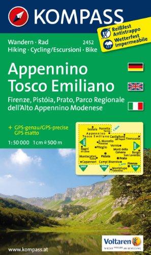 Appennino Tosco Emiliano - Firenze - Pistóia - Prato - Parco Regionale dell'Alto Appennino Modenese 1 : 50 000: Wanderkarte mit Radtouren. GPS-genau. 1:50000