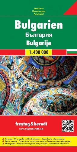 Freytag Berndt Autokarten, Bulgarien - Maßstab 1:400.000 (Road Maps)