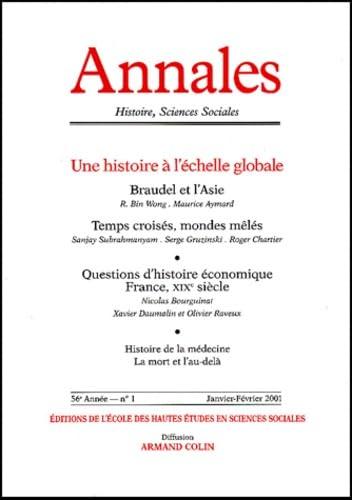 Annales, n° 1 (2001). Une histoire à l'échelle globale