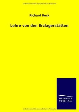 Lehre von den Erzlagerstätten