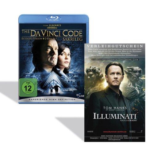 The Da Vinci Code - Sakrileg  incl. 1 Kinoticket für Illuminati (Extended Version, exklusiv bei Amazon.de) [Blu-ray]