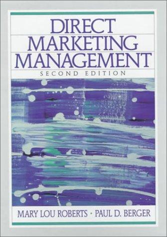 Direct Marketing Management: United States Edition