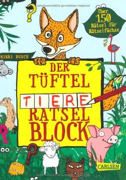 Tüftel-Tiere-Rätsel-Block