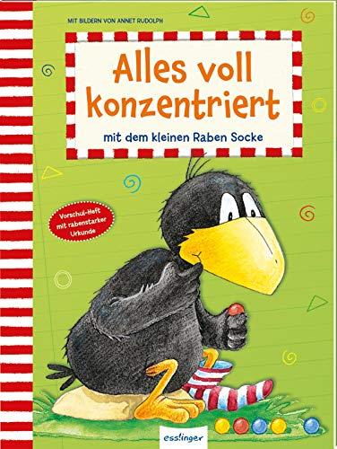 Der kleine Rabe Socke: Alles voll konzentriert mit dem kleinen Raben Socke: Konzentrationsübungen für Kinder ab 4 Jahren