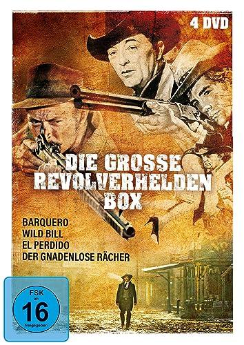 Die große Revolverhelden Box - Barquero, Der gnadenlose Rächer, El Perdido, Wild Bill [4 DVDs]