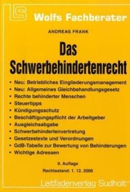 Das Schwerbehindertenrecht