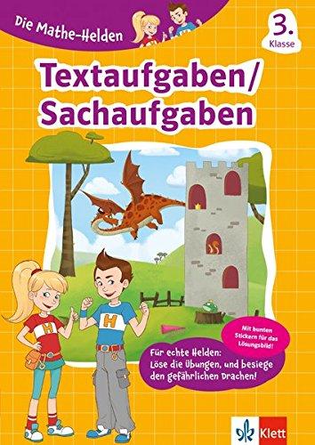 Klett Die Mathe-Helden Textaufgaben 3. Klasse: Grundschule