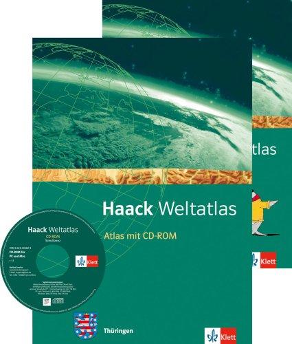 Haack Weltatlas für die Sekundarstufe I. Mit 1 CD-ROM und einem Arbeitsheft "Kartenlesen". Ausgabe für Thüringen