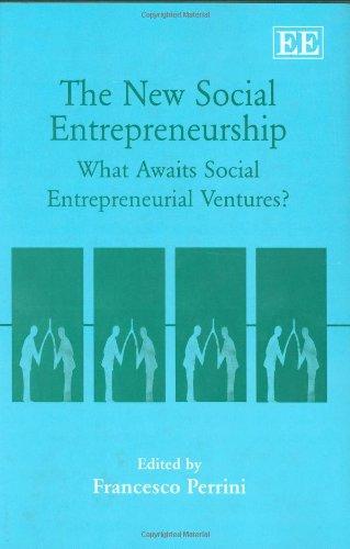 The New Social Entrepreneurship: What Awaits Social Entrepreneurship Ventures?