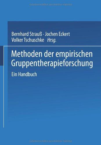 Methoden der empirischen Gruppentherapieforschung: Ein Handbuch