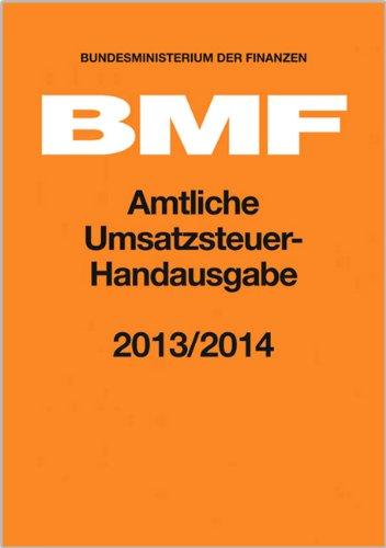 Amtliche Umsatzsteuer-Handausgabe 2013/2014