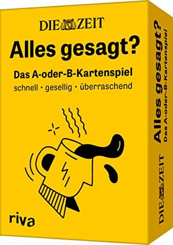 DIE ZEIT »Alles gesagt?«: Das A-oder-B-Kartenspiel