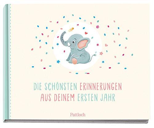 Die schönsten Erinnerungen aus deinem ersten Jahr: Baby-Album. Mit Kuvert. Für einen persönlichen Brief ans Kind