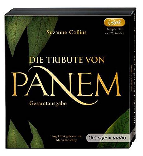 Die Tribute von Panem 1-3 Gesamtausgabe (6 mp3CD): Band 1-3, ungekürzte Lesungen, ca. 1746 Min.