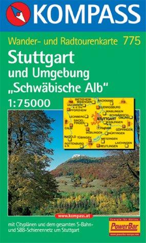 Kompass Karten, Stuttgart und Umgebung, Schwäbische Alb