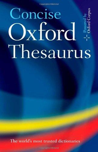 Concise Oxford Thesaurus (Diccionarios)