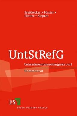 Unternehmenssteuerreformgesetz 2008 (UntStRefG)