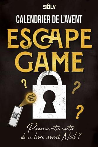 Calendrier de l’Avent Escape Game: Livre Jeux pour adultes avec 24 énigmes interactives à résoudre en attendant Noël