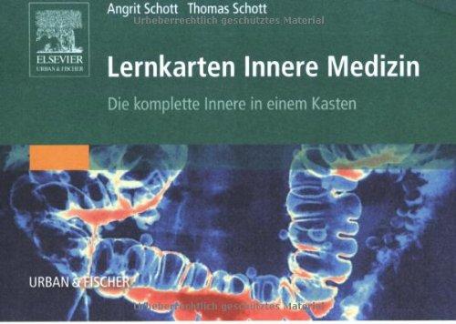 Lernkarten Innere Medizin: Die komplette Innere in einem Kasten