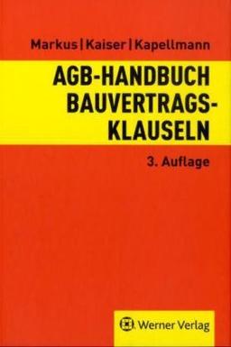 AGB-Handbuch Bauvertragsklauseln