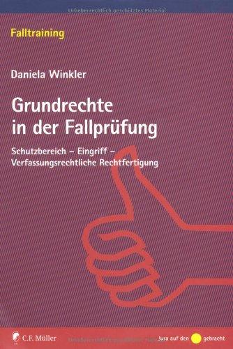 Grundrechte in der Fallprüfung: Schutzbereich - Eingriff - Verfassungsrechtliche Rechtfertigung (Falltraining)