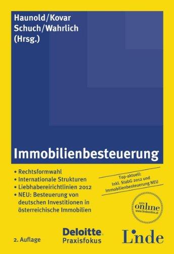 Immobilienbesteuerung: Rechtsformwahl. Internationale Strukturen. Bauherreneigenschaft neu. MRG-Maßnahmen