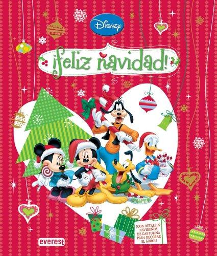 Disney. ¡Feliz Navidad! : ¡con detalles Navideños de cartulina para decorar el árbol! (Álbumes Disney)