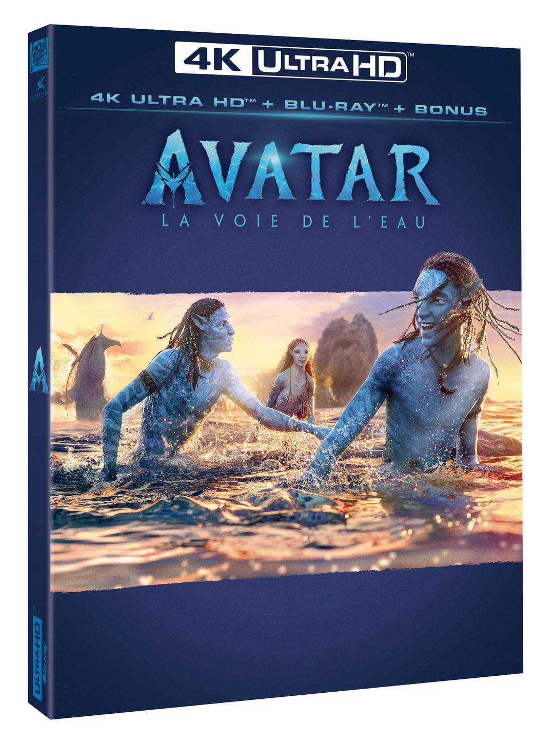 Avatar 2 : la voie de l'eau 4k ultra hd [Blu-ray] [FR Import]